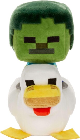 Minecraft Kosebamse 20 cm Chicken Jockey