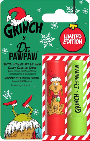 Dr.PawPaw Dr.pawpaw The Grinch Sugar Scrub Stick & Ultimate Red Duo Red 8 G Dr.PawPaw Dr.pawpaw The Grinch Sugar Scrub Stick & Ultimate Red Duo Red 8 G