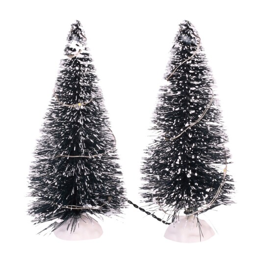 KULZ JULELANDSBY 2X15CM GRAN LED KUCVPTX2WLED