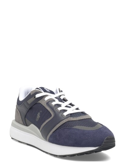 Polo Ralph Lauren Train 89 Suede & Mesh Sneaker Navy 47