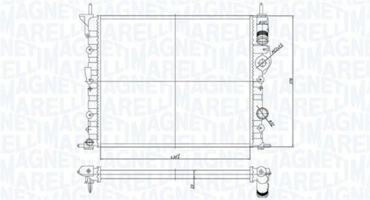 Radiator MAGNETI MARELLI 350213194700