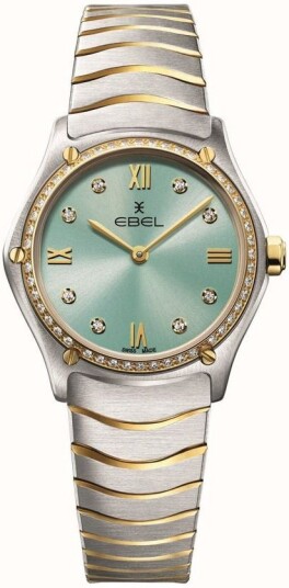 Ebel Dameklokke 1216559 Classic Blå/18 karat gult gull Ø29 mm Ebel Dameklokke 1216559 Classic Blå/18 karat gult gull Ø29 mm