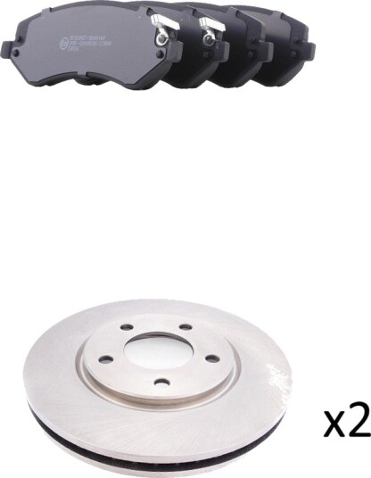 Bremseskiver og -klosser RIDEX 3405B2696