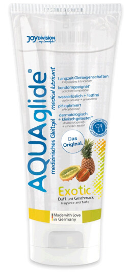 Aquaglide Glidemiddel med Smak 100 ml - Clear