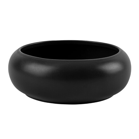 Porsgrunds Porselænsfabrik Natur Serveringsbolle 14 cm Matt sort