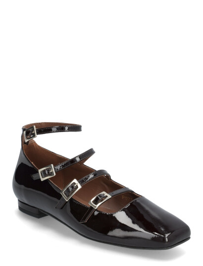 ALOHAS Luke Leather Ballet Flats - Black - 39