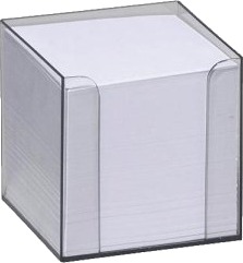 Kubus Dispenser Bnt Transparent 9,5X9cm Blok Af 700 Ark