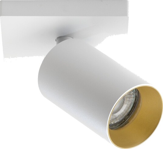 SpotOn 1 Takspot GU10  Bredde 11 X 9 Cm  Hvit/Gull