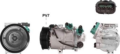 AC-kompressor VAN WEZEL 8201K726