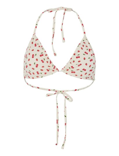 Pieces Pclaomi Lurex Bikini Triangle Top Cream XL