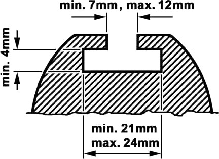 KAMEI 05200310 Adapter, takgrind KAMEI 05200310 Adapter, takgrind