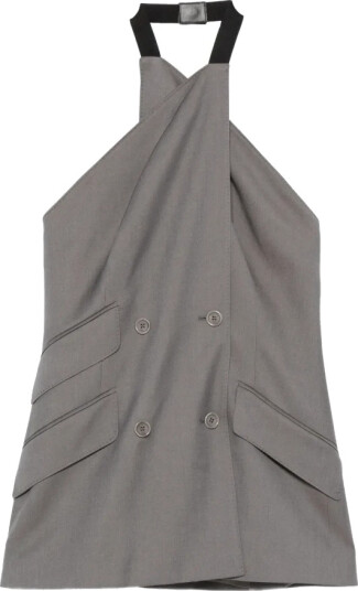 Max Mara Dame Topper Grå S, Max Mara Dame Topper Grå S,