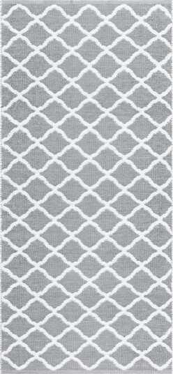 Plastteppe Hilma Wave 70x200 cm Grå