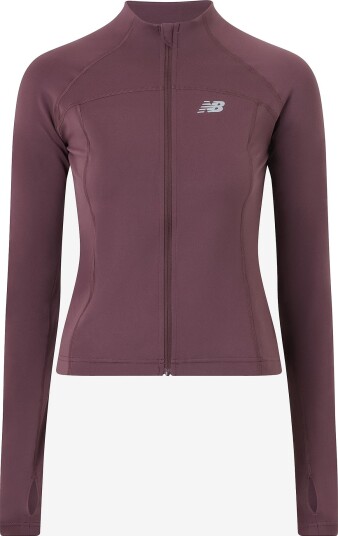 New Balance   Treningstrøye NB Harmony Fitted Full Zip   Rød