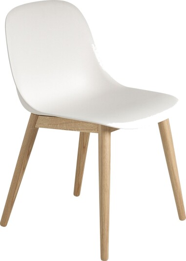 Muuto Fiber Spisestol med Base Hvit/eik