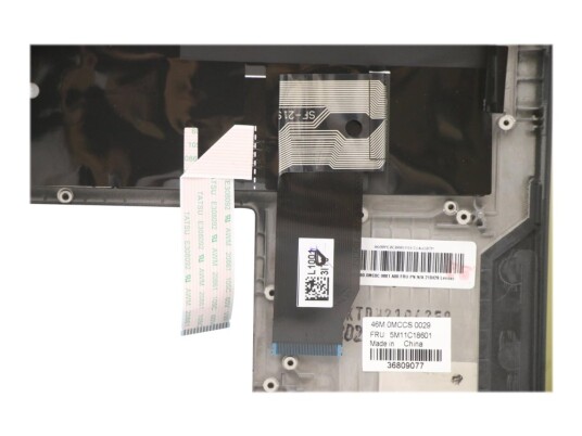 Chicony - Erstatningstastatur For Bærbar Pc - Med Trackpoint - Qwerty - Dansk - Fru - Med Toppdeksel - For Thinkpad X13 Yoga Gen 2 20W8, 20W9