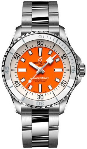 Breitling Dameklokke A17377211O1A1 Superocean Automatic 36 Breitling Dameklokke A17377211O1A1 Superocean Automatic 36