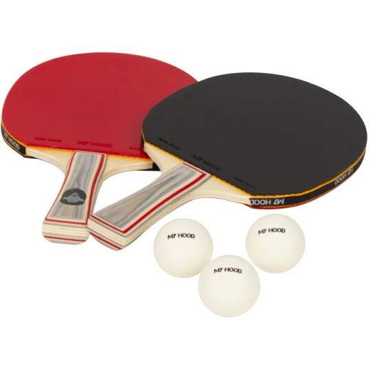 My Hood 2 Bordtennisbat Med 3 Bolde