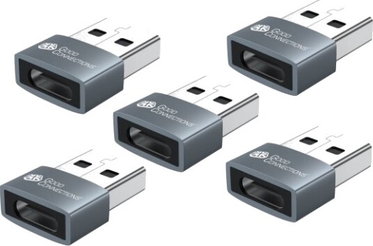 Alcasa Usb-Ad203-5 Usb-A Usb-C Grå