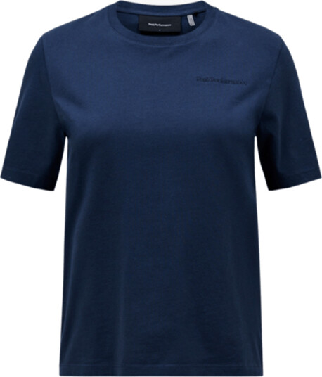 Peak Performance Original Small Logo Tee Women Blå L