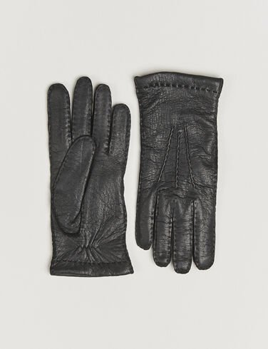 Hestra Peccary Handsewn Cashmere Lined Glove Black