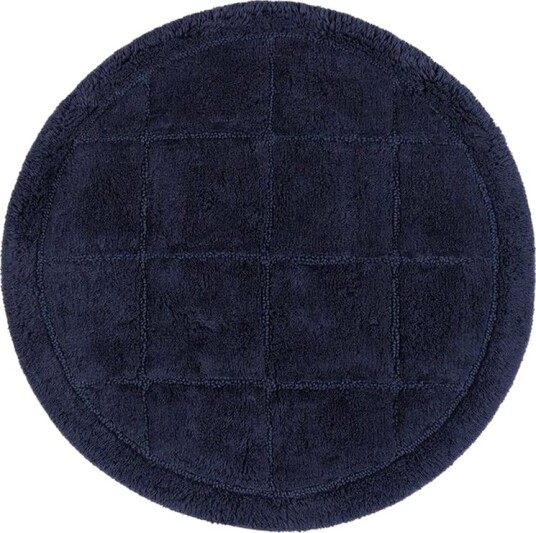 Baderomsmatte Kvadrat - 80x80 cm, Marineblå