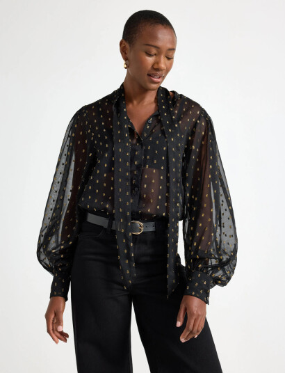 Lindex Blouse Dorothea Black XS Lindex Blouse Dorothea Black XS