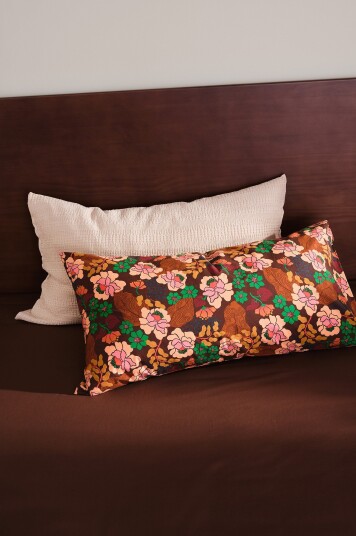 Jotex Putetrekk 50x90 Cm Økologisk Brun/blomstret MONAH 21869740106