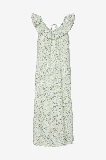 Pieces Kjole pcFrona Midi Strap Dress Wvn BC Hvit