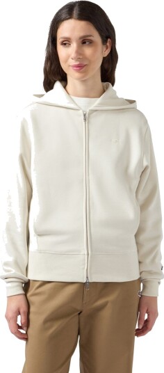 Champion Full Zip Hoodie Sweatshirt - Beige - XS