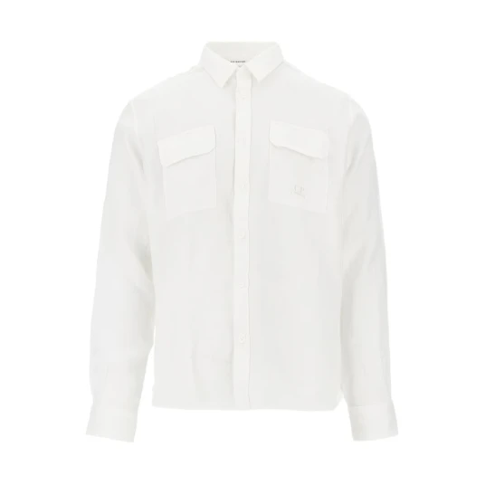 C.p. Company Herre Skjorter Hvit M,