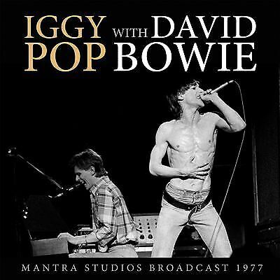 MediaTronixs Iggy Pop With David Bowie : Mantra Studios Broadcast 1977 CD Pre-Owned