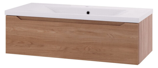 Linn Bad Emma D45 Servantskap med 1 Skuff Eik / 100cm Linn Bad Emma D45 Servantskap med 1 Skuff Eik / 100cm