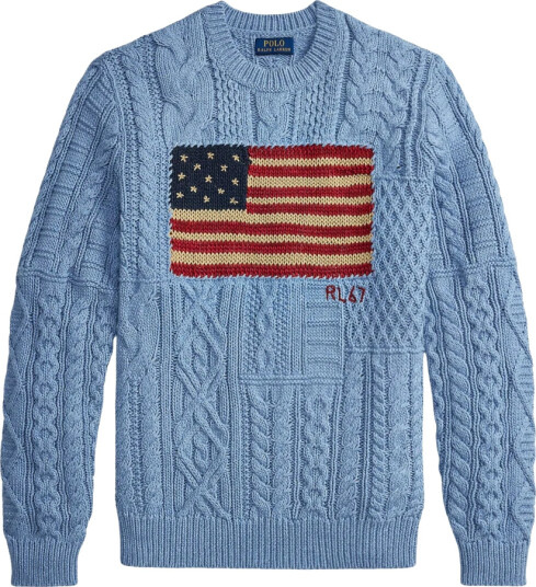 Ralph Lauren Herre Strikkevarer Blå M,