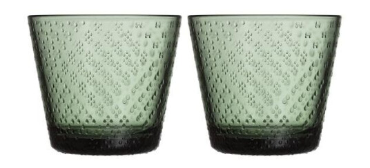Iittala - Tundra glass 29 cl 2 stk furugrønn
