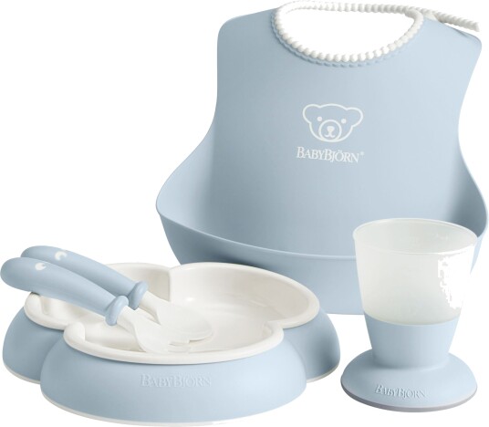 Babybjörn Babybjørm Spisesett Baby 4pk Baby Dinner Set Blå