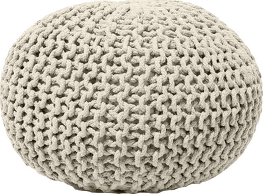 CONRAD II Puff 50 cm Beige