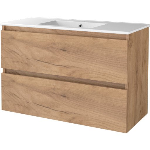 Sanibell Basicline møbelpakke, 100x46 cm, whisky eik