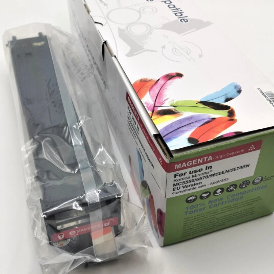 TB Toner Magenta (12.000 sider) erstatter Konica-Minolta A06V353 TB Premium toner