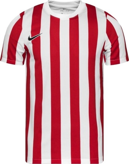Nike Spillerdrakt DF Striped Division IV   Hvit/Rød/Svart Barn størrelse S: 128 137 cm