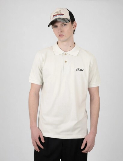 Prohibited Hampton Polo   Cream   XL