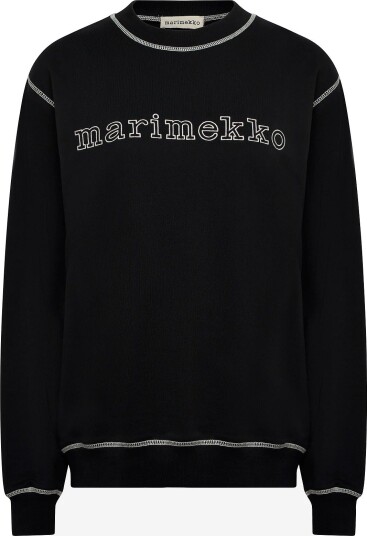 Marimekko Lotjata Logo Placement BLACK OFF WHITE M Marimekko Lotjata Logo Placement BLACK OFF WHITE M