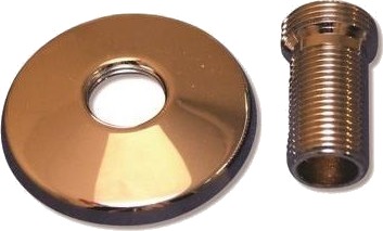 Csslr Plus Excentrisk Forskruning 3/4" X 1/2" I Længde 45 Mm - Incl. Ø70 Mm Forkromet Roset