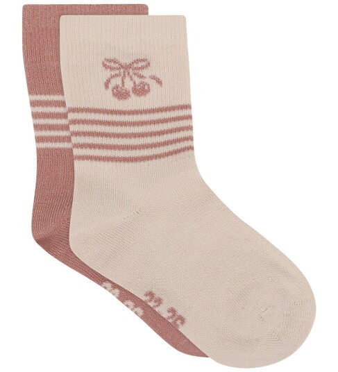 Minymo Sokker 2 pack Kløft Leire Minymo 35/38 Sokker Rosa 35 38