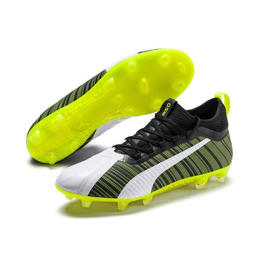 PUMA ONE 5.2 FG/AG 003 Puma White Puma Black Yellow Alert 44 1/2