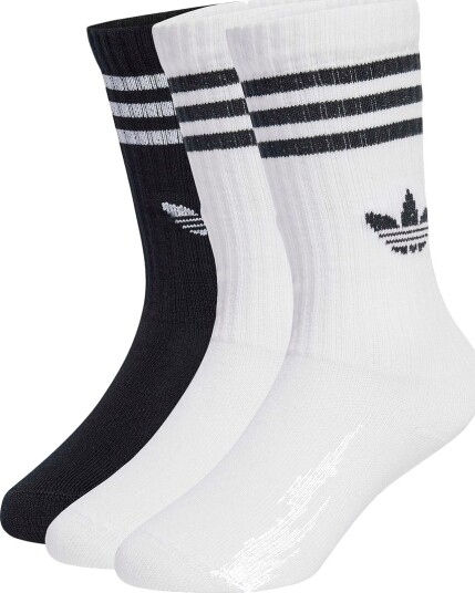 adidas Originals Crew Sock 3P - Black - 16-18 adidas Originals Crew Sock 3P - Black - 16-18