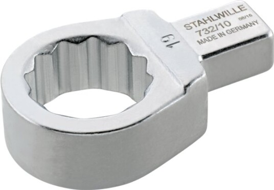 Stahlwille 732/10 Ringverktøy 15 mm Krom for Momentnøkler