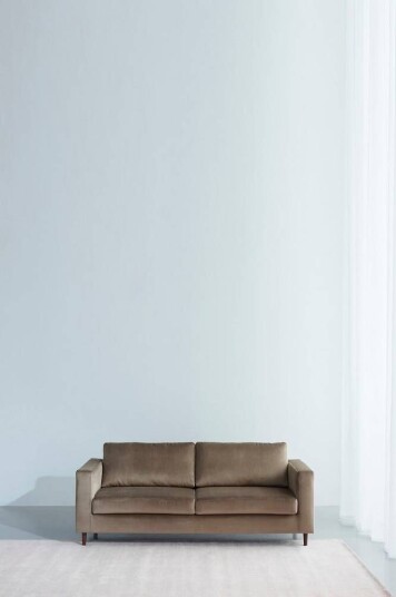 Allegra sofa 2,5-seter Nougatbrun