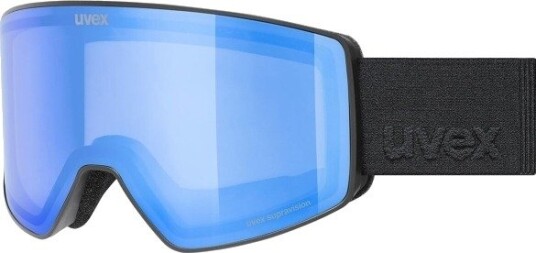 Uvex skibriller Scenic Fm svart matt Dl/blå On grønn-klar S2 S5503412330 - én størrelse