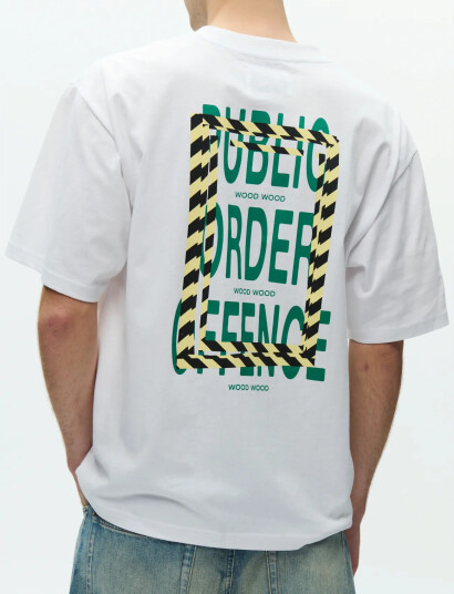 WOOD WOOD Wwgary Tee Public Order 25220 White XXL